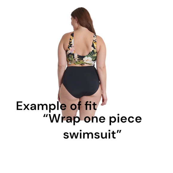 BNWT Everyday Sunday Plus Size “Wrapped One Piece” Women’s Swimwear - Picture 6 of 7